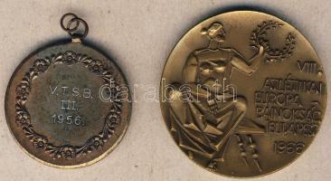 Kis hagyaték tétel, 12db, benne plakettek, kitüntetések (katonai és polgári), zsetonok, díjérmek, be...