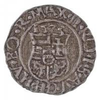 1575K-B Denár Ag Miksa (0,42g) T:2,2- Hungary 1575K-B Denar Ag Maximilian (0,42g) C:XF,VF Huszár: 993., Unger II.: 767.a