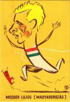 1966 Mecser Lajos. Sportpropaganda VIII. Atlétikai EB / Hungarian champion long-distance runner s: Szepes Béla