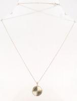 Ezüst(Ag) nyaklánc, Bulgari jelzéssel, h: 54 cm, d: 1,5 cm, bruttó: 3,6 g