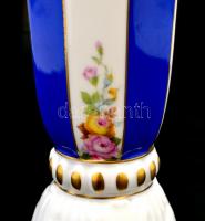 Rosenthal rózsás váza, matricás, jelzett, kopásnyomokkal, m: 15 cm