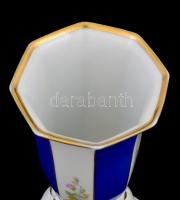 Rosenthal rózsás váza, matricás, jelzett, kopásnyomokkal, m: 15 cm