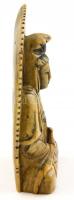 Kínai zsírkő figura, m: 12 cm