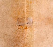 cca 1870 Magyar Korona országai és Galícia, körbevágott, hátoldalán javított, 20x26 cm