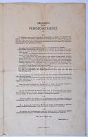 1917. "Koronás Ezüst Érdemkereszt a Vitézségi Érem szalagján" kitüntetés adományozói okira...