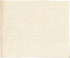 1762. 5G Formulare A,B,C,D,E "Bécsi városi bankócédula" 2db ívben, modern múzeumi másolata...