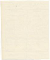 1762. 5G Formulare A,B,C,D,E "Bécsi városi bankócédula" 2db ívben, modern múzeumi másolata...