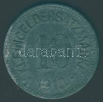 Német Birodalom/ Weimari Köztársaság/ Hof 1918. 10Pf szükségpénz T:3