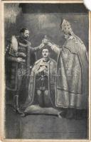 IV. Károly király koronázása / Die Krönung König Karl IV / Coronation of Charles I of Austria. C. F. Wigand (Pozsony) (EM)