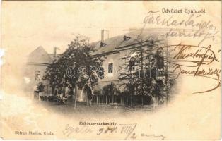 1908 Gyalu, Gilau; Rákóczy várkastély. Betegh Márton kiadása / castle (szakadások / tears)