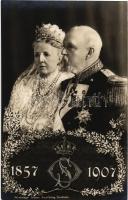1857-1907 King Oscar II, Queen Sophia of Sweden. Aktiebolaget Grapes Konstförlag, Stockholm