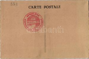 Angouleme, Exposition Philatelique 14. Avril 1935 / French Philatelic Exposition advertising card + ...