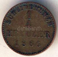 Német Államok/Württemberg 1866. 1/4Kr T:3
