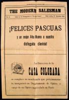 1937 Kispest F.C.-Gibraltar labdarúgó mérkőzéssel kapcsolatos műsor és újság: 1937.XII, 25, 1 oldal,...