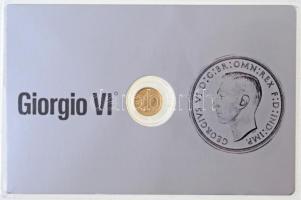 DN VI. György modern mini Au pénz, lezárt, eredeti műanyag tokban (0.333) T:BU ND George VI Au modern mini Au coin in sealed plastic case (0.333) C:BU