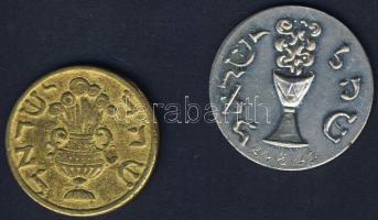 Izrael 2klf db régi pénz másolata