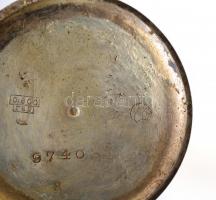 Ezüst(Ag)  karóra, jelzett, nem jár, d: 3 cm, bruttó: 17,4 g