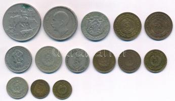 Bulgária 1906-1974. 1s-50L (14db, 12xklf) T:2-
Bulgaria 1906-1974. 1 stotinka - 50 Leva (14pcs, 12x...