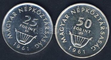 1961. 25Ft Ag + 50Ft Ag "Liszt Ferenc" T:P