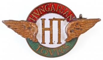 ~1930-1940. Hungarian Tours zománcozott Br jelvény (20x36mm) T:2 / Hungary ~1930-1940. Hungarian Tours enamelled Br badge (20x36mm) C:XF