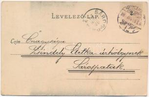 1899 Budapest IV. Újpest, evangélikus templom  (EK)