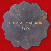 ~1960. "Vetőmag Vállalat Kiváló Ifjúsági Dolgozója" Br virág formájú emlékérem adományozói...