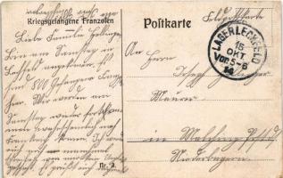 1914 Kriegsgefangene Franzosen / WWI German military, French POW (prisoners of war) soldiers (EK)