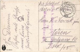 1915 Horchposten / WWI German military art postcard. B.L. Nr. 4033/1. s: Schneider + "K.u.K. Ab...