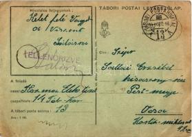 1941 Boldog Karácsonyi és Újévi Ünnepeket az orosz földről! Tábori Postai Levelezőlap. A Haditudósít...