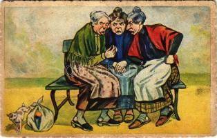 1941 Pletykáló öregasszonyok, humor / gossiping old women, humour. Cecami N. 516. (fl)