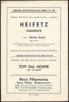 1934 Jubiláris Rózsvölgyi-Lyra Bérlet műsorfüzete (Bruno Walter, Füst Milán, stb.)