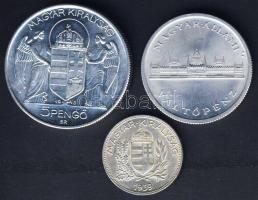 1939. 1P Ag T:2+ + 1943+1945. 5P Alu (2x) 2 klf db T:2