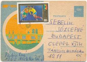 Löwenbräu München Bierfilzl-Karte / German beer mat cardboard postcard. Idee Karl Valentin - modern ...