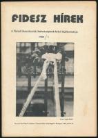 1989 Fidesz Hírek. A Fiatal Demokraták Szövetségének belső tájékoztatója. 1989/1. szám, Szerk.: Széc...