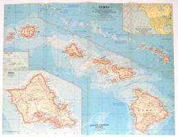 1960-1965 9 db National Geographic térkép (South America, Hawaii, The World, Japan and Korea, stb., ...