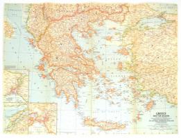 1956-1959 7 db National Geographic térkép (The Nation's Capital, Alaska, National Parks, stb.)