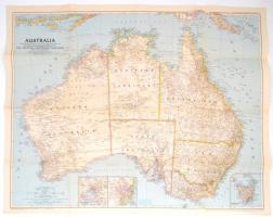 1943-1948 9 db National Geographic térkép (Europe and the Near East, India and Burma, Countries of t...