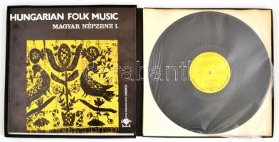 cca 1968 Hungarian Folk Music 1. kötet. Közreadja Rajeczky Benjámin. Bp.,Qualiton-Unesco, 75p.+4 db ...