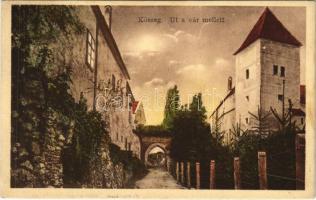 1929 Kőszeg, út a vár mellett