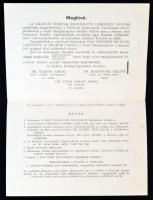 cca 1930 Erdélyi Férfiak Egyesülete kitűző és levelezőlap