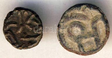 India cca 6.sz. után 2db klf váltópénz