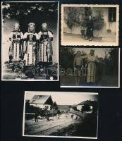 cca 1930 Erdély, Kalotaszeg: Sárvásár. Egy kis falu élete 17 db fényképen. nagyrészt Tamás Béla felv...