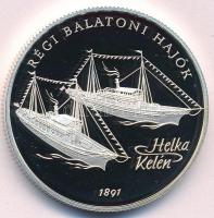 1997. 2000Ft Ag Régi balatoni hajók / Helka & Kelén tanúsítvánnyal, műanyag dísztokban T:PP  Adamo EM146