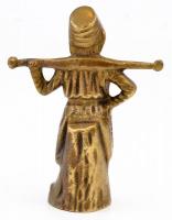 Favágó fiút ábrázoló bronz szobrocska, oldalán Anvers (Antwerpen) felirattal. m: 8,5 cm