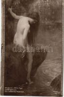 La Baigneuse / Das badende Mädchen / Erotic nude lady art postcard. Salon 1911. J.K. 796. s: Sara Page