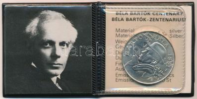 1981. 500Ft Ag "Bartók Béla" MNB tokban T:BU Adamo EM62