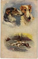 Sporting Dogs. Raphael Tuck & Sons Oilette Postcard No. 3366. s: N. Drummond