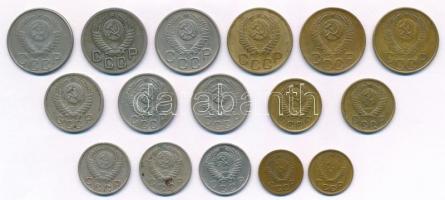 Szovjetunió 1951-1953. 1k-20k (16xklf) T:2,2-
Soviet Union 1951-1953. 1k-20k (16xdiff) C:XF,VF