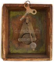 2 db régi ingás óra javítandó szerkezettel, egyikhez kulccsal