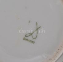 Drasche Kolozsvár Mátyás király szobrát ábrázoló váza. Matricás, jelzett, kopásokkal 12 cm